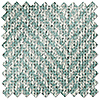 Soft Chevron, Blue Glacier - Motorised Roman Blind